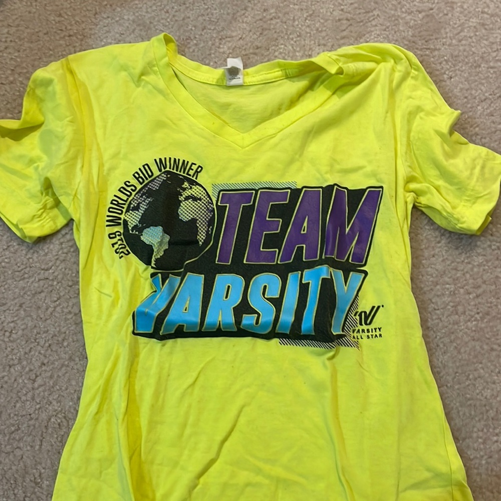 team varsity worlds tshirt